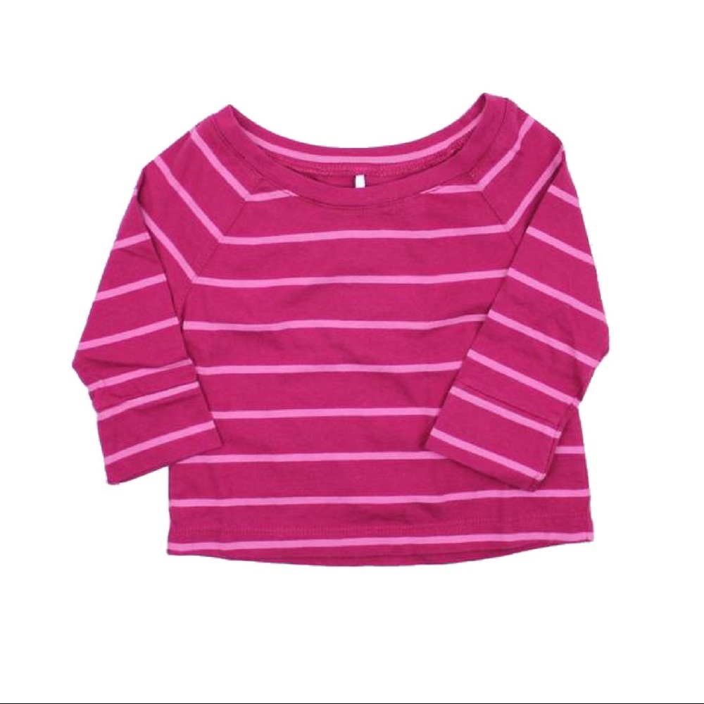 NWT Pink Striped Top, 12 Months